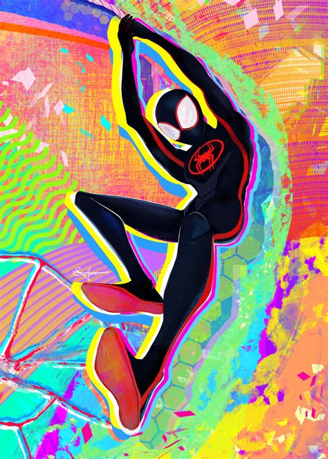 Miles Morales Fan Art - Spider-Man: Across the Spider-Verse | Çizimler ...