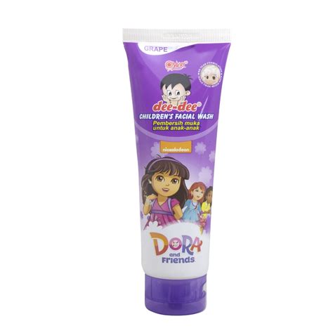 Jual Dee-Dee Children Facial Wash Straw,Org,Grape 100gr | Shopee Indonesia