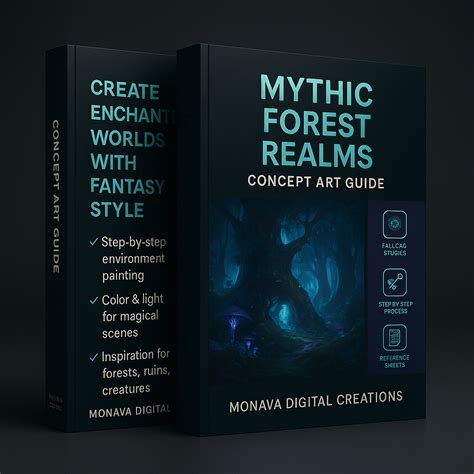 Mythic Forest Realms: Concept Art Guide (eBook) – Monava Digital Creations