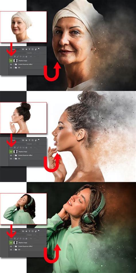 Image result for Dispersion Effect Photoshop Example
