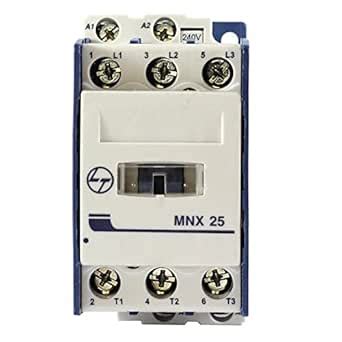 L&T MNX 25 Power Contactors 415V AC (3 Pole) : Amazon.in: Industrial ...