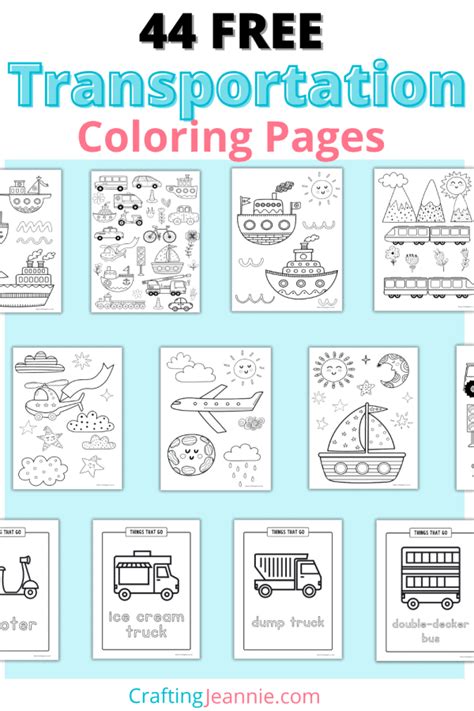 Transportation Coloring Pages 的图像结果
