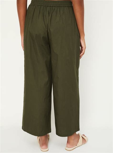 Buy Women Solid Tie-Up Belt Palazzos Online at just Rs. 999.0 ...