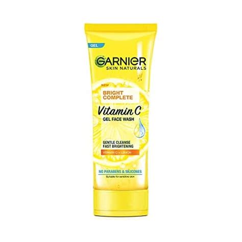 Garnier Facewash Gel, Gentle Cleanser, Fast Brightening, For Instant ...