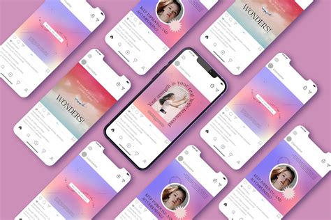 Gradient Instagram Pack By iVector | TheHungryJPEG