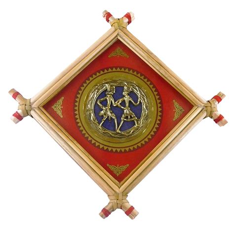 LUXERIUM Brass Tribal Frame Paata Painting by Luxerium : Amazon.in ...