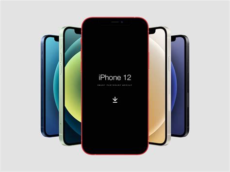 Free iPhone 12 Mockup (PSD)