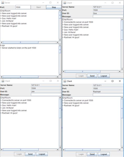 Image result for Java Chat Application Using Socket Programming