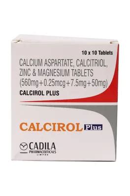 Buy Calcirol Plus Tablet | 19 Minutes Delivery | Apollo Pharmacy