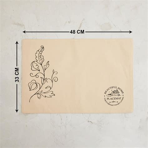 Buy Mendo Beautiful Home Cotton Printed Placemat from Home Centre at ...