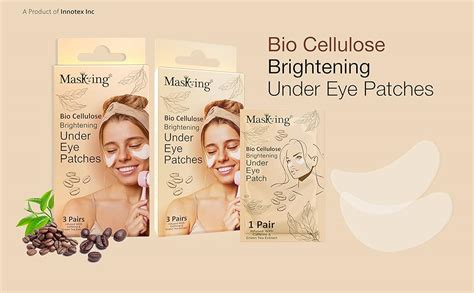 MasKing Bio Cellulose Under Eye Patches | Natural Eye Masks | Reduce ...