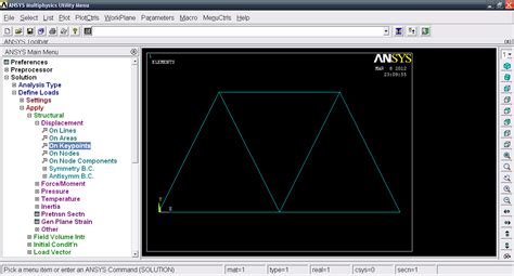 Mechanical APDL Tutorial 的图像结果