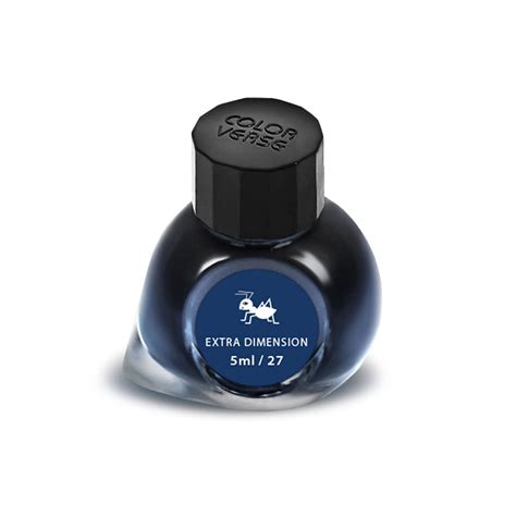 Colorverse Mini | Blue | Fountain Pen Ink Bottled | 5ml | Extra Dimens ...