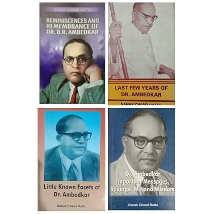 Sets Of 4 Books: Last Few Years Of Dr. Ambedkar + Dr. Ambedkar ...