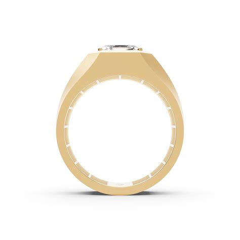 Marcus Emerald Solitaire Gents Ring – Purelume Pvt. Ltd.