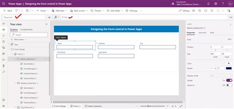 Image result for Power Apps Form Control