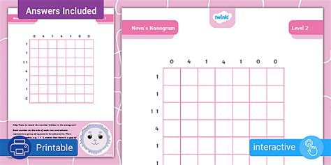Nova’s Nonogram - Volume 5 - Logic Puzzle for Kids – Twinkl