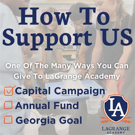 Support Us - LaGrange Academy