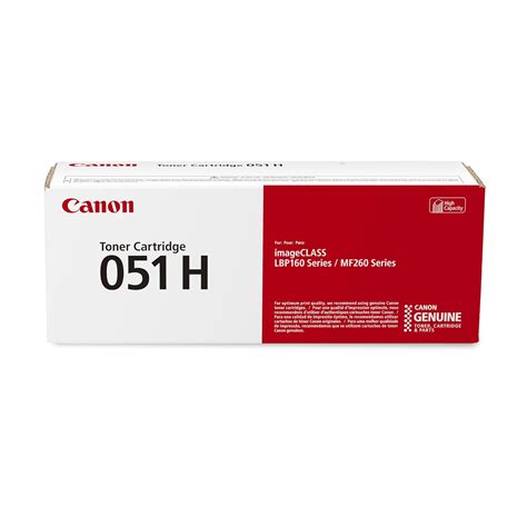 Canon Lasers Toner 051 High Capacity Genuine, Black, Standard : Amazon ...