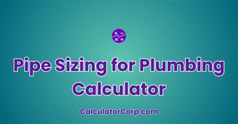 Image result for Pipe Sizing Calculator