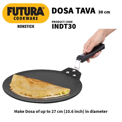 Hawkins Futura Nonstick Dosa Tava | Induction Bottom | Black – Rasoi Shop