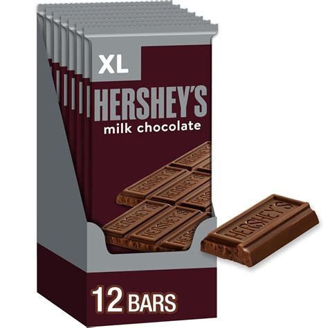 HERSHEY'S HERSHEYS Extra Large Chocolate Candy Bars, 4.4oz, India | Ubuy