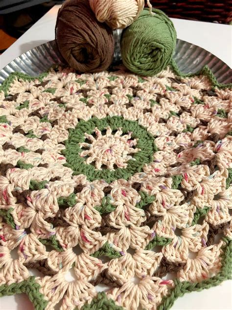 Image result for Crochet Shell Doily Free Pattern