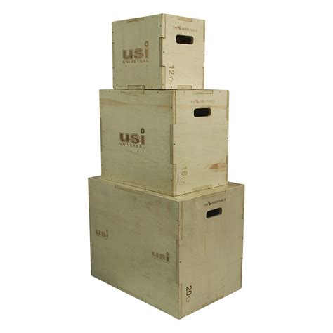 USI Wooden Plyo Box-WP – Sportswing.in