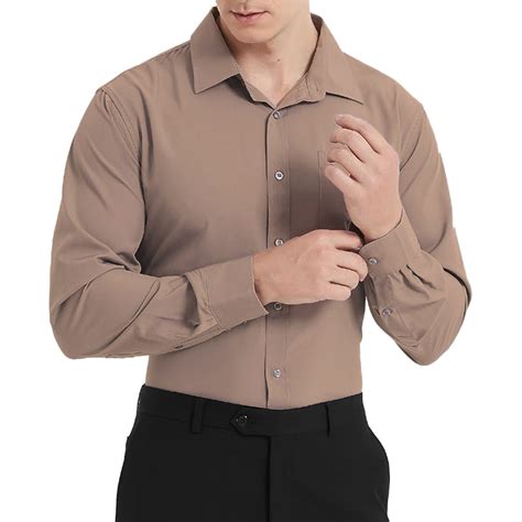 Uniform Unicorn Men's Formal Wood Lake Shirt - Slim Fit Long Sleeve wi ...