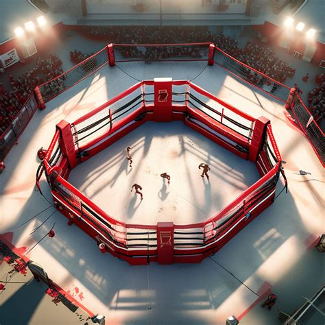 Boxing Ring Top View 的图像结果