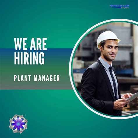 HIRING! Plant Manager in Seattle, WA. Salary is $110k - $150k. Do you… | Anjela Mangrum | 13 ...