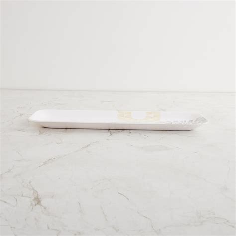 Buy Quite Nature White Printed Rectangular Platter-Set of 2- Melamine ...