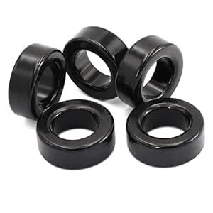 PriEnt Toroid Core Ferrite Ring, 25x14x10mm Blue Choke Inductor, Iron ...