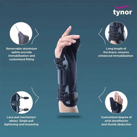 Buy Tynor Wrist Splint With Thumb XL, 1 Count | 19 Minutes Delivery ...