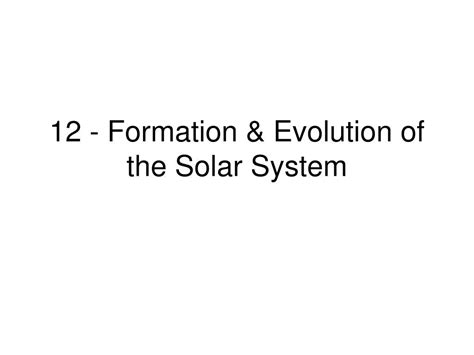 Solar System Evolution 的图像结果