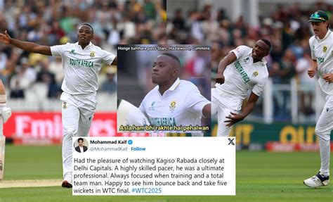 "Rabada performs better than Bumrah when it matters the most"- Fans ...