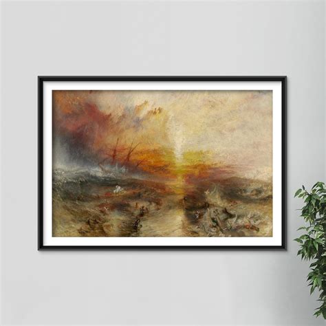 William Turner The Slave Ship 1840 Painting Photo Poster | Etsy