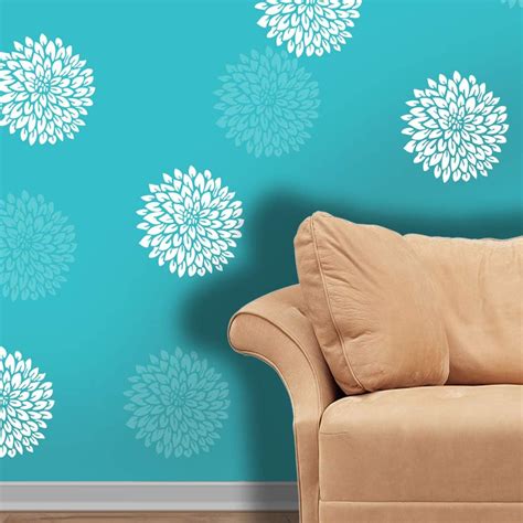 Kayra Decor Stencil for Wall Painting - Magical Marigold Design Pack of ...