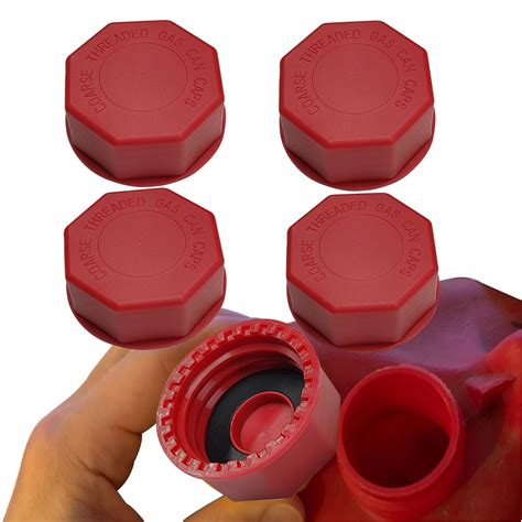 Snapklik.com : ANYINELEC Coarse Thread Gas Cap For Gasoline, Gas Can Caps For Gasoline 5 Gallon ...