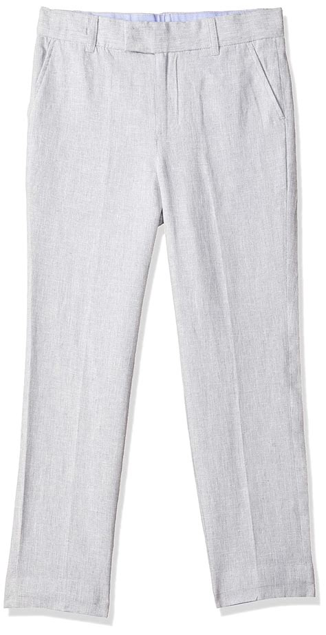 Buy Marks & Spencer Boy's Cotton Formal Trouser (5213G_Grey_8-9 Y) at ...