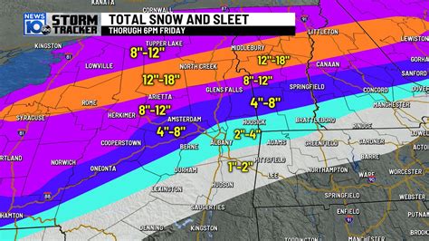 How much snow are we getting? WTEN Weather Report near Albany, NY