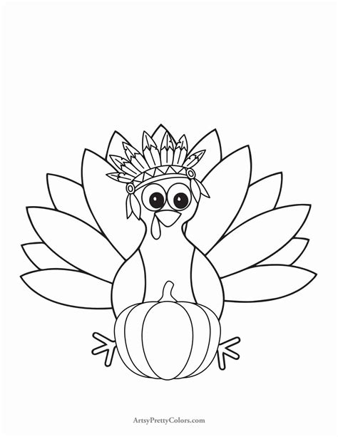 Turkey Thanksgiving Coloring Pages