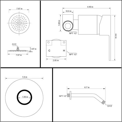 Buy Matte Black Shower Faucet Set Bathroom Rainfall Mixer Shower System ...