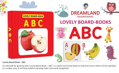 ABC Board Book for Babies & Toddlers (0–2 Years) | Early Learning ...