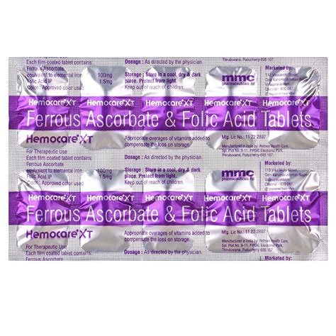 Hemocare XT Tablet | Uses, Side Effects, Price | Apollo Pharmacy