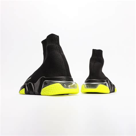 Balenciaga Speed LT Black Yellow Heel – Vitusy