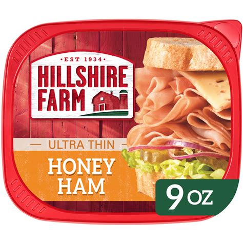 Hillshire Farm Ultra Thin Sliced Honey Ham Deli Lunch Meat, 9 oz ...