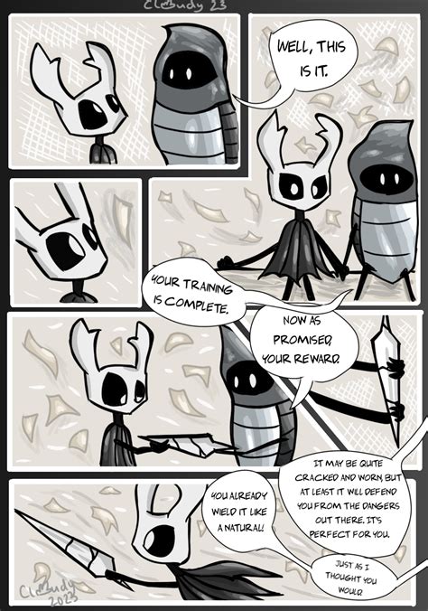 Your training is complete comic hollow knight by Cloudythestormdragon ...