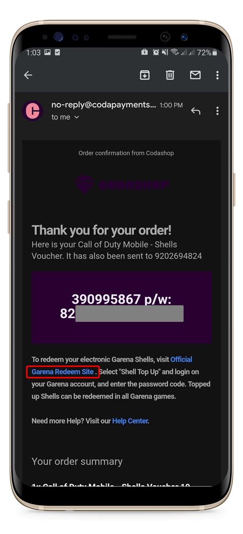 Cod Garena Redeem Code 的图像结果