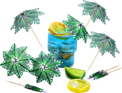 Amazon.com | 300 Pieces Cocktail Umbrellas Drink Umbrellas Cocktail ...